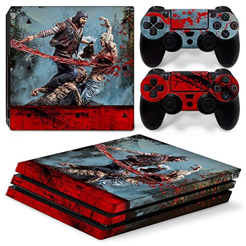 46 North Design Ps4 Pro Playstation 4 Pro Pegatinas De La Consola Zombie + 2 Pegatinas Del Controlador