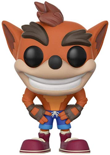 A Generic POP Crash Bandicoot hechizo Crash Bandicoot pop speelgoed- decoratie Verzameling Grijs Oranje-a