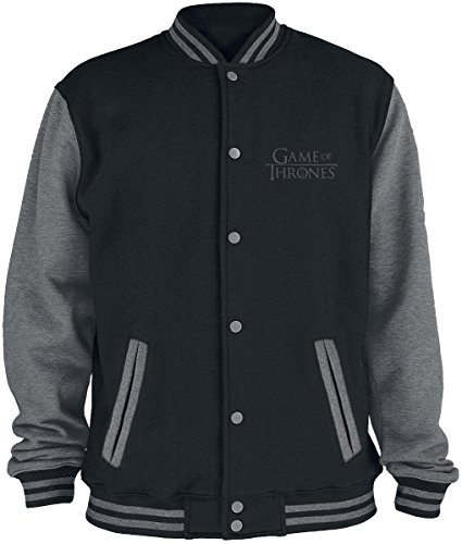 ABYstyle - Juego de Tronos - Teddy - Stark - Hombres - Negro / Gris Oscuro (M) ABYstyle - Juego de Tronos - Teddy - Stark - Hombres - Negro / Gris Oscuro (M)