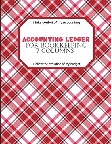 accounting ledger for bookkeeping 7 colums: Contains several columns for senior and small businesses| Bill planner and accounting ledger, bookkeeping ... incomes and expenses or offer it as a gift.
