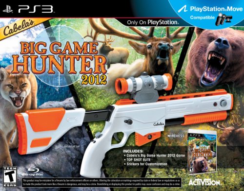 Activision Cabela's Big Game Hunter 2012, PS3 + Top Shot Elite - Juego (PS3 + Top Shot Elite, PlayStation 3, Tirador, T (Teen), Pistola)