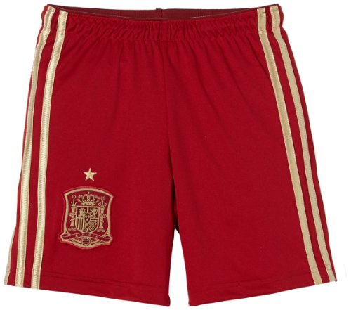 adidas Selección Española de Fútbol - Pantalones Cortos de fútbol para niño, 2014, Talla 9 años (134-140 cm)