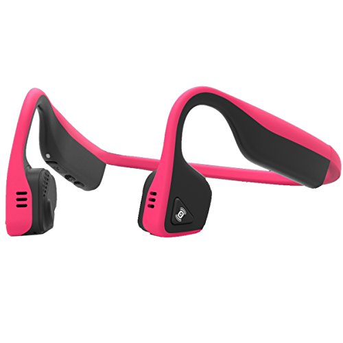 AfterShokz Trekz Titanium Mini - Auriculares inalámbricos de conducción ósea Bluetooth a Prueba de Sudor con micrófono para Deportes, Color Rosa 2.3