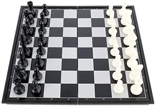 Ajedrez magnético grande, juego de ajedrez plegable portátil para viajes, juego de mesa, juguetes educativos para niños y adultos Ajedrez magnético grande, juego de ajedrez plegable portátil para viajes, juego de mesa, juguetes educativos para niños y adultos