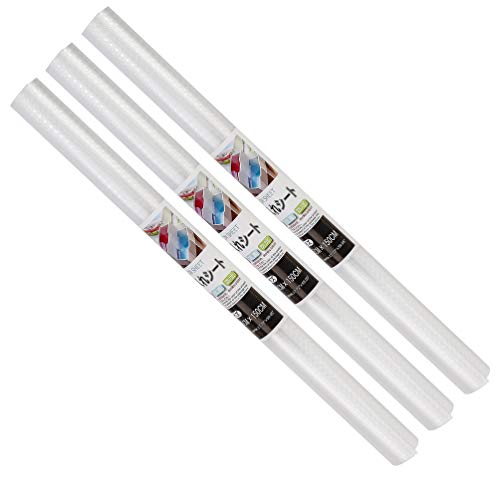 Alfombrillas Nevera, Estera del Refrigerador, Rollo Antideslizante Cocina, 3 Rollos EVA Forro de Cajón Transparente, Impermeable Protector Antideslizante para Gabinetes / Mesas y más 45 x 150cm Alfombrillas Nevera, Estera del Refrigerador, Rollo Antideslizante Cocina, 3 Rollos EVA Forro de Cajón Transparente, Impermeable Protector Antideslizante para Gabinetes / Mesas y más 45 x 150cm