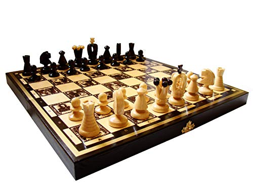 Amazinggirl Ajedrez de Madera Tablero - 36 cm Juego de Ajedrez para Niños y Adulto Profesional Piezas Gigante Ajedrez de Reyes Amazinggirl Ajedrez de Madera Tablero - 36 cm Juego de Ajedrez para Niños y Adulto Profesional Piezas Gigante Ajedrez de Reyes