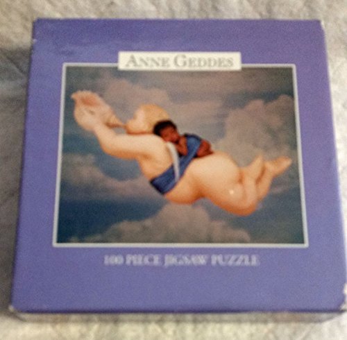 Anne Geddes 100 Piece Baby in Pink Flowers Ceaco Jigsaw Puzzle (1997) by Ceaco