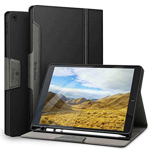Antbox Funda para iPad 8ª (2020)/7ª (2019) generación 10,2 Pulgadas con Soporte para lápiz de Apple, función de Encendido/Apagado automático, Piel sintética Antbox Funda para iPad 8ª (2020)/7ª (2019) generación 10,2 Pulgadas con Soporte para lápiz de Apple, función de Encendido/Apagado automático, Piel sintética