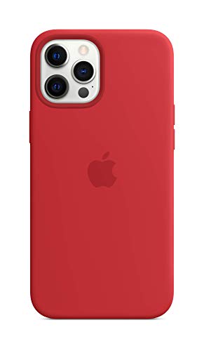 Apple Funda de Silicona con MagSafe (para el iPhone 12 Pro MAX) - (Product) Red Apple Funda de Silicona con MagSafe (para el iPhone 12 Pro MAX) - (Product) Red