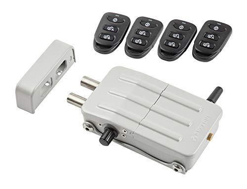 Arregui CI10P Cerradura de Seguridad Invisible para Puerta con 4 mandos, antirrobo, anti okupas, Plata Arregui CI10P Cerradura de Seguridad Invisible para Puerta con 4 mandos, antirrobo, anti okupas, Plata