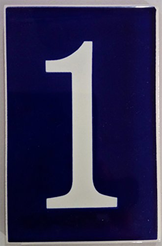 ARTESANÍA ROCA Números de azulejo cerámico Valenciano. Modelo Azul Ibero. Medidas 10cm Alto x 6.5cm Ancho. Muy Decorativo y de Calidad (1) ARTESANÍA ROCA Números de azulejo cerámico Valenciano. Modelo Azul Ibero. Medidas 10cm Alto x 6.5cm Ancho. Muy Decorativo y de Calidad (1)