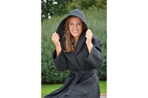 ARTG Robezz® - Albornoz con Capucha (Talla XS), Color Negro ARTG Robezz® - Albornoz con Capucha (Talla XS), Color Negro