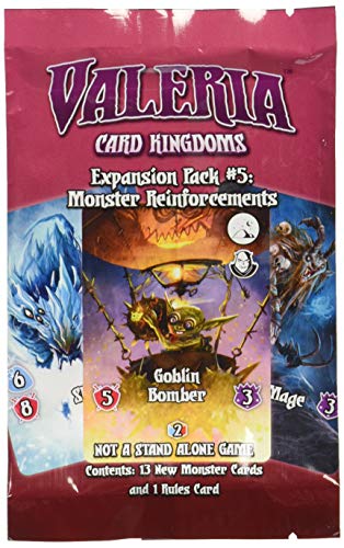 Asmodee DMGVCK013 Pack de expansión #5: Monster Reinforcements Valeria: Card Kingdoms, Multicolor