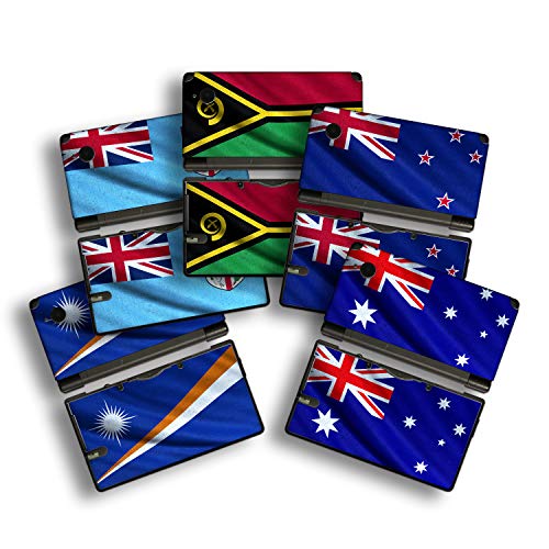 atFoliX Diseño Pegatina compatible con Nintendo DSi, elija su diseño favorito, Design Skin (Banderas de Australia y Oceanía)