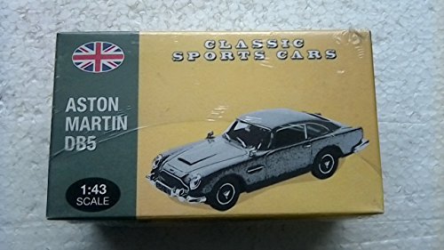 Atlas Edition: ASTON MARTIN DB5 Die Cast Model Car (1:43 Scale), CLASSIC BRITISH SPORTS CARS by atlas edition