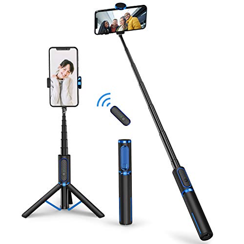 ATUMTEK Palo Selfie Trípode Bluetooth, Mini Extensible 3 en 1 Selfie Stick de Aluminio con Mando a Distancia Inalámbrico 270° Rotación para iPhone 12/11/XS MAX/XS/XR/X/8 Plus/8, Samsung, Xiaomi y Más ATUMTEK Palo Selfie Trípode Bluetooth, Mini Extensible 3 en 1 Selfie Stick de Aluminio con Mando a Distancia Inalámbrico 270° Rotación para iPhone 12/11/XS MAX/XS/XR/X/8 Plus/8, Samsung, Xiaomi y Más