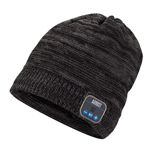 August Gorro de Punto con Bluetooth EPA20 Gorro Invierno Inalámbrico Auricular Regalos Originales Unisex Cálido y Suave Bluetooth Beanie Hat para Deportes al Aire Libre, Regalo Navidad August Gorro de Punto con Bluetooth EPA20 Gorro Invierno Inalámbrico Auricular Regalos Originales Unisex Cálido y Suave Bluetooth Beanie Hat para Deportes al Aire Libre, Regalo Navidad
