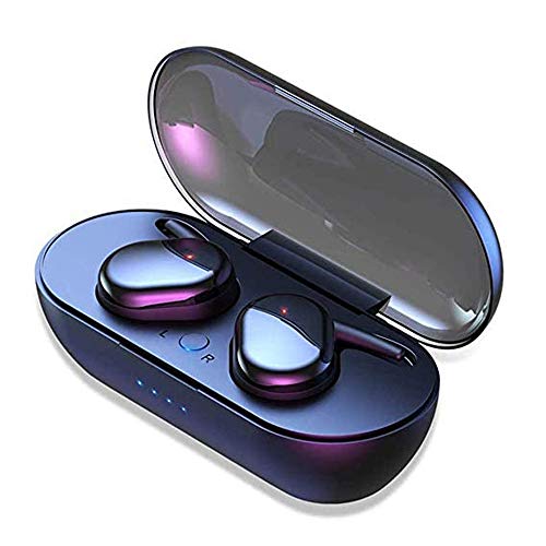 Auricular Bluetooth 5.0, Auricular inalámbrico, micrófono y Caja de Carga incorporados, reducción del Ruido estéreo 3D HD para Auriculares Apple Airpods Android/iPhone/Samsung/Huawei Auricular Bluetooth 5.0, Auricular inalámbrico, micrófono y Caja de Carga incorporados, reducción del Ruido estéreo 3D HD para Auriculares Apple Airpods Android/iPhone/Samsung/Huawei