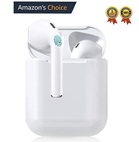 Auriculares Bluetooth 5.0 Auricular Inalámbrico Control Táctil con Graves Profundos In-Ear Auriculares Bluetooth con Caja de Carga Rápida IPX7 Impermeables,para Android/iPhone/Airpods2/Samsung Auriculares Bluetooth 5.0 Auricular Inalámbrico Control Táctil con Graves Profundos In-Ear Auriculares Bluetooth con Caja de Carga Rápida IPX7 Impermeables,para Android/iPhone/Airpods2/Samsung