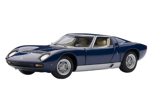 AUTOart 1/43 Lamborghini Miura SV (Blue / Silver) (japan import)