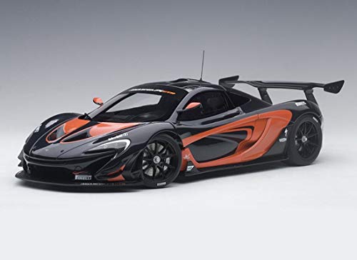 AUTOart AA81543 MC Laren P1 GTR Dark Grey Metallic/Orange 1:18 Die Cast Model Compatible con AUTOart AA81543 MC Laren P1 GTR Dark Grey Metallic/Orange 1:18 Die Cast Model Compatible con