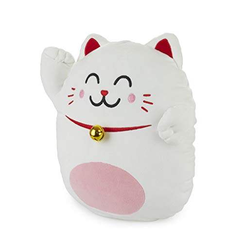 Balvi Cojín Mr Wonderful Lucky Cat Color Blanco Cojín Mr Wonderful Original y Extra Suave con diseño Lucky Cat Cojín Original y Divertido en Forma de Gato Poliéster 40x36 cm Balvi Cojín Mr Wonderful Lucky Cat Color Blanco Cojín Mr Wonderful Original y Extra Suave con diseño Lucky Cat Cojín Original y Divertido en Forma de Gato Poliéster 40x36 cm