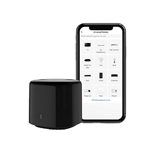 Bestcon RM4C Mini - Mando a distancia para control de múltiples aparatos, Universal, wifi, por infrarrojos, compatible con Alexa y Google Assistant para aplicación A/C Broadlink