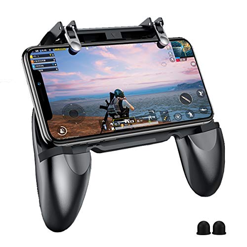 BESTZY PUBG Mobile Game Controller Controlador Móvil Gamepad Joystick Soporte para teléfono, Puntería y Disparo Altamente Sensibles para PUBG/Fortnite/Knives out, 4.5in-6.5in