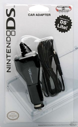 BG Games NDS Lite Car Adapter Adaptador e inversor de Corriente Auto Negro - Fuente de alimentación (Auto, Consola de Juegos, NDS Lite, Negro)