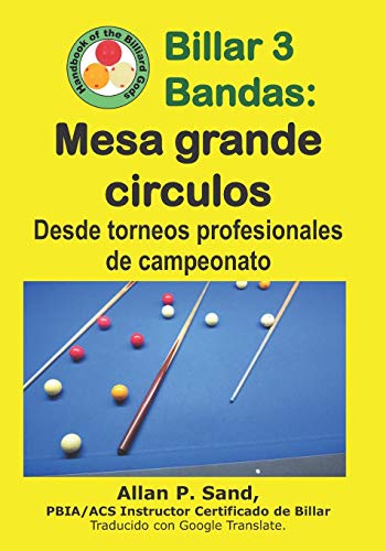 Billar 3 Bandas - Mesa grande circulos: Desde torneos profesionales de campeonato