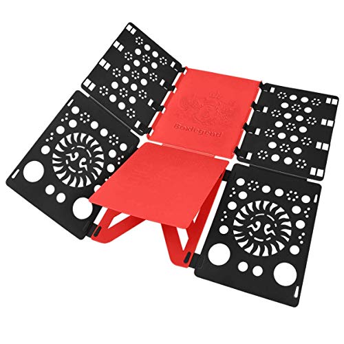 BoxLegend Doblador de Ropa - Tabla para Doblar la Ropa - Placa Ayuda para Plegar la Ropa Camisetas Tablero para Plegar Camisas Negro (Negro-Rojo) BoxLegend Doblador de Ropa - Tabla para Doblar la Ropa - Placa Ayuda para Plegar la Ropa Camisetas Tablero para Plegar Camisas Negro (Negro-Rojo)