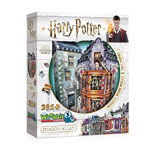 Branpresto- Tienda de Sortilegios Weasley y Oficina del Diario El Profeta Puzzle 3D, Multicolor (607962b W3D-0511)