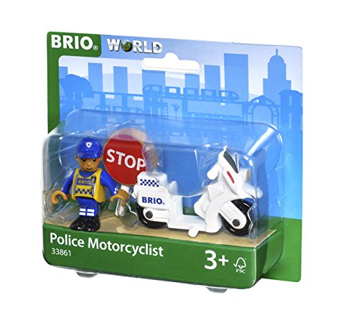 BRIO World - Motocicleta de policía