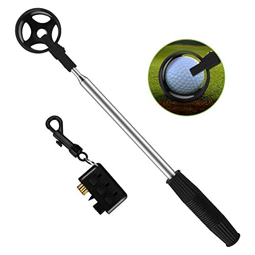 Brynnl Golf Ball Retriever, portátil retráctil Pelota de Golf telescópica Scover Saver con 3 en 1 Bolsillo Golf Club Brush Accesorios Set Juego de Pelota de Golf Recoger el Eje Brynnl Golf Ball Retriever, portátil retráctil Pelota de Golf telescópica Scover Saver con 3 en 1 Bolsillo Golf Club Brush Accesorios Set Juego de Pelota de Golf Recoger el Eje