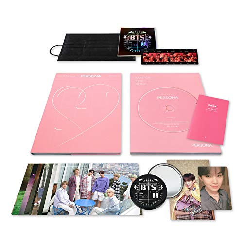 BTS Album - MAP OF SOUL : PERSONA [ 2 Ver. ] CD + Photobook + Mini Book + Photocard + Postcard + Photo Flim + OFFICIAL POSTER + FREE GIFT