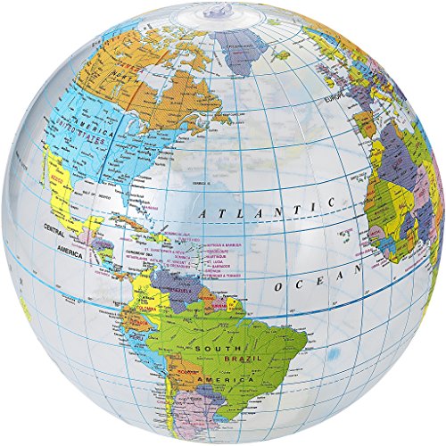 Bullet - Pelota de playa modelo Globe (25 cm) (Transparente) Bullet - Pelota de playa modelo Globe (25 cm) (Transparente)