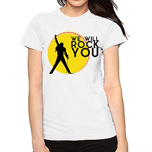 Camiseta Queen We Will Rock You Mujer (m)