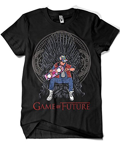 Camisetas La Colmena 1501-Game of Thrones - Game of Future (Negra, S)