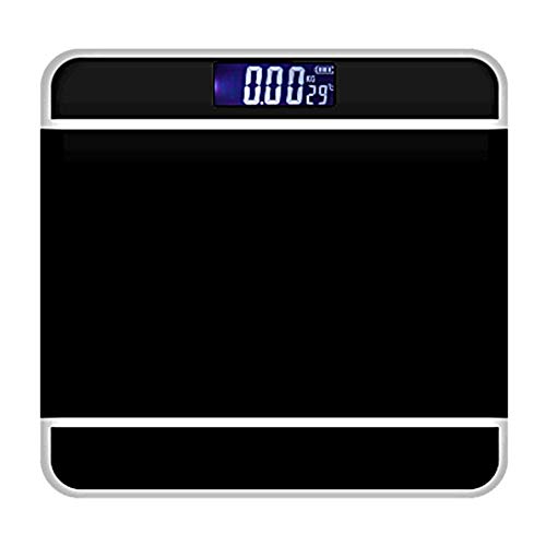 Canyita Escala de Peso Digital LCD, Escala de Grasa Corporal de 180 kg de Capacidad, báscula electrónica de Peso de Alta precisión para Uso Diario en el hogar(#2)