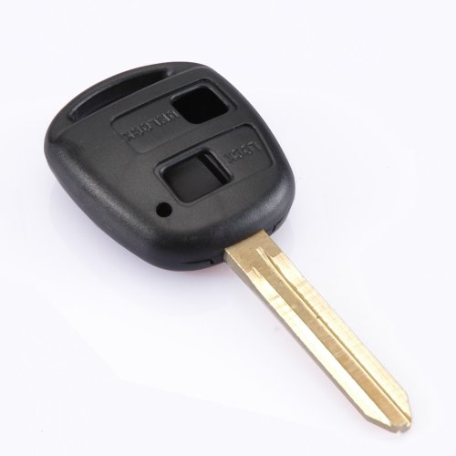 Carcasa del Mando Funda para Llave Carcasa para llave para Coche 2 Botones Reemplazo Remoto de Mando para Toyota Carcasa del Mando Funda para Llave Carcasa para llave para Coche 2 Botones Reemplazo Remoto de Mando para Toyota