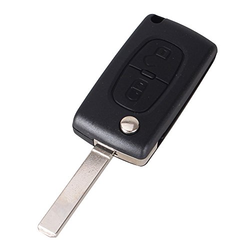 Carcasa llave para Peugeot 207 307 308 3008 5008 807 Expert Partner C2 C3 C4 C8 Berlingo Jumpy | CE0523 | 2 Botones | Modelo sin ranura pilas Carcasa llave para Peugeot 207 307 308 3008 5008 807 Expert Partner C2 C3 C4 C8 Berlingo Jumpy | CE0523 | 2 Botones | Modelo sin ranura pilas