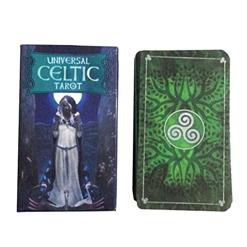 Cartas de Tarot Oracle Universal Celtic Tarot Guía en inglés Completo Adivinación Fate Tarot Card para Fiesta Familiar Tarjeta de Juego de Mesa