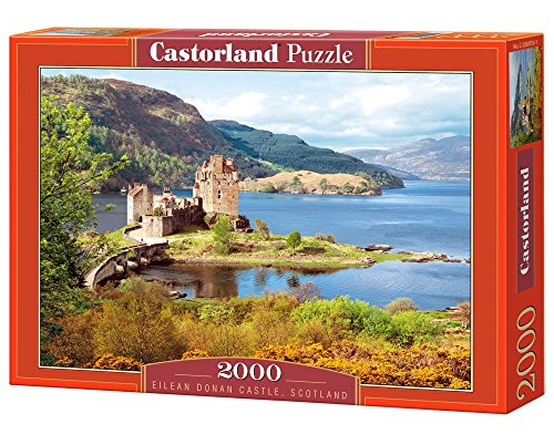 Castorland Eilean Donan Castle, Scotland 2000 pcs Puzzle - Rompecabezas (Scotland 2000 pcs, Puzzle Rompecabezas, Paisaje, Niños y Adultos, Niño/niña, 9 año(s), Interior)