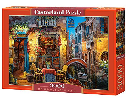 Castorland Our special place in Venice 3000 pcs Puzzle - Rompecabezas (Puzzle rompecabezas, Ciudad, Niños y adultos, Niño/niña, 9 año(s), Interior)