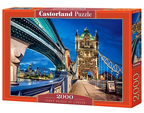 Castorland Tower Bridge of London 2000 pcs Puzzle - Rompecabezas (Puzzle rompecabezas, Ciudad, Niños, Niño/niña, 9 año(s), Interior) , color/modelo surtido
