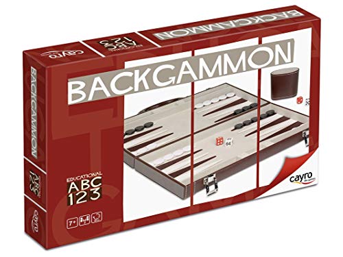 Cayro - Backgammon - Juego de razonamiento y Estrategia - Juego de Mesa Tradicional - Desarrollo de Habilidades cognitivas e inteligencias múltiples - Juego de Mesa (709)