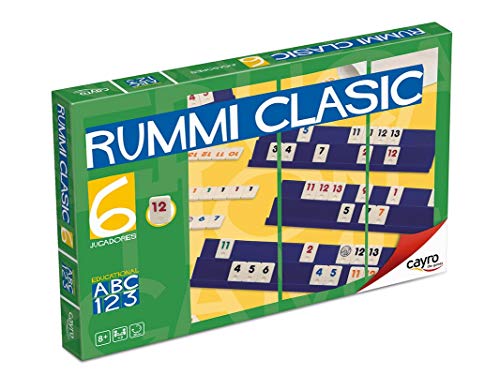 Cayro - Rummi Classic 6 Jugadores - Juego Tradicional - Juego de Mesa - Desarrollo de Habilidades cognitivas y lógico matemáticas - Juego de Mesa (712) Cayro - Rummi Classic 6 Jugadores - Juego Tradicional - Juego de Mesa - Desarrollo de Habilidades cognitivas y lógico matemáticas - Juego de Mesa (712)