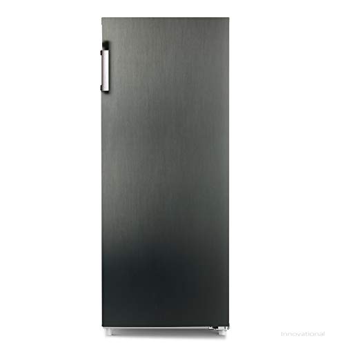 CHiQ FSD166NE4 166L Congelador vertical, Color Negro, Altura 1.44m, Puertas reversibles, 42 db, Compresor con 12 años garantia, A +