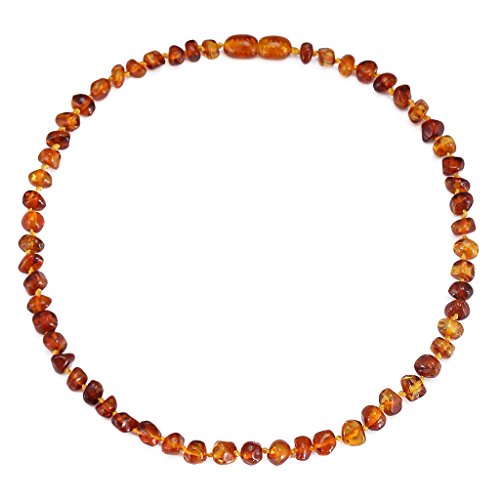 Cici's Story Collar de Ambar(Cognac) - 28cm - Collar de Ámbar Báltico Certificado Ámbar El Collar auténtico báltico Cici's Story Collar de Ambar(Cognac) - 28cm - Collar de Ámbar Báltico Certificado Ámbar El Collar auténtico báltico