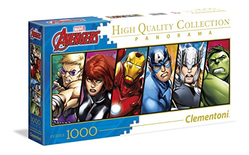 Clementoni – Disney Panorama Collection The Avengers Puzzle, 1000 Piezas (39442
